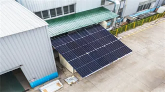 Solar grid-connected type power station outdoor modification