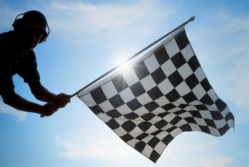 drapeau de damiers formule 1